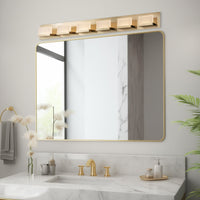 Everett 48" Modern 6-Light 60W Integrated LED (360W eq.) Bathroom / Vanity Light