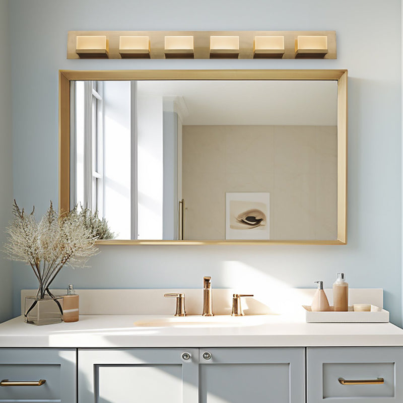 Everett 48" Modern 6-Light 60W Integrated LED (360W eq.) Bathroom / Vanity Light