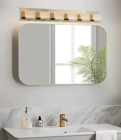 Everett 48" Modern 6-Light 60W Integrated LED (360W eq.) Bathroom / Vanity Light