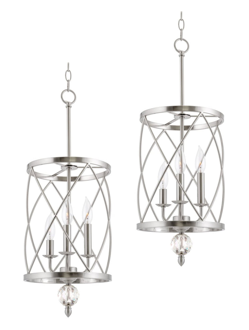 Eleanor 27" 3-Light Modern Foyer Light Pendant Chandelier