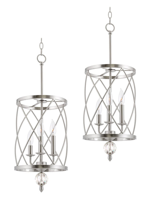 Eleanor 27" 3-Light Modern Foyer Light Pendant Chandelier