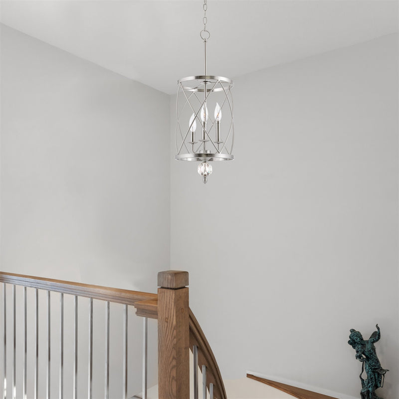 Eleanor 27" 3-Light Modern Foyer Light Pendant Chandelier