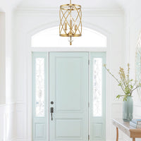 Eleanor 27" Traditional 3-Light Foyer Pendant Chandelier