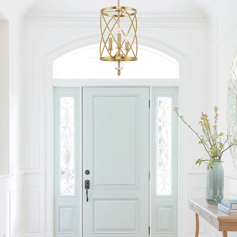 Eleanor 27" Traditional 3-Light Foyer Pendant Chandelier