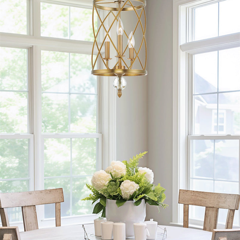 Eleanor 27" Traditional 3-Light Foyer Pendant Chandelier