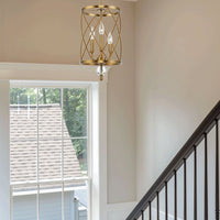 Eleanor 27" Traditional 3-Light Foyer Pendant Chandelier