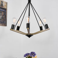 Crawford 25" 5-Light Modern Farmhouse Chandelier
