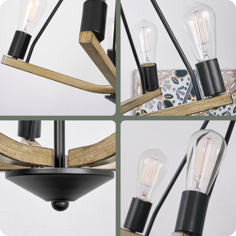 Crawford 25" 5-Light Modern Farmhouse Chandelier