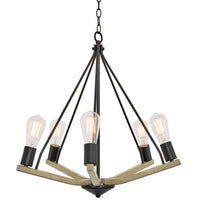 Crawford 25" 5-Light Modern Farmhouse Chandelier