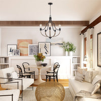 Sherwood 27" 5-Light Modern Farmhouse Chandelier