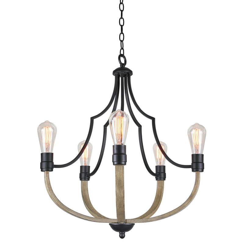 Sherwood 27" 5-Light Modern Farmhouse Chandelier