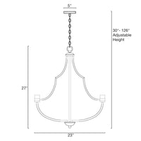 Sherwood 27" 5-Light Modern Farmhouse Chandelier