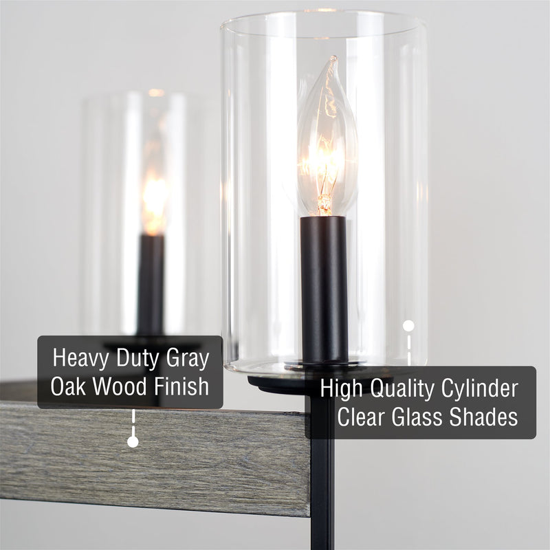 Winston 26" 5-Light Modern Farmhouse Dining Room Chandelier