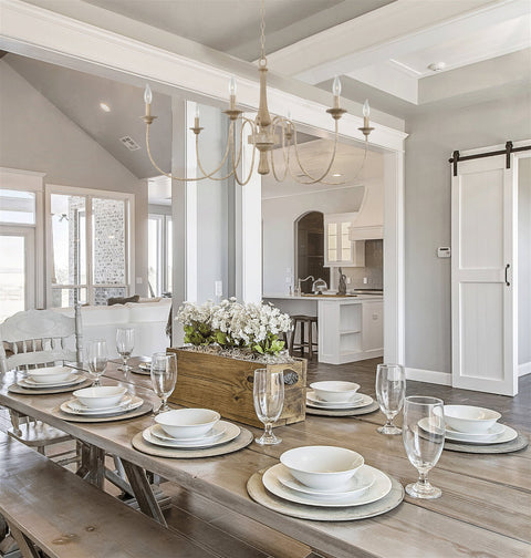 Sherbrooke 44" 6-Light French Country Large Chandelier