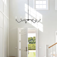 Pennington 42" 6-Light Large Modern Chandelier