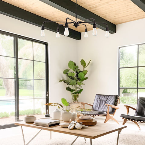 Everton 41" 6-Light Modern Chandelier