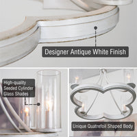 Delphine 23" 4-Light French Country Chandelier