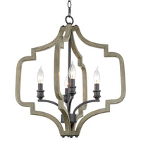 Atwood 23" 4-Light Farmhouse Pendant Light Chandelier