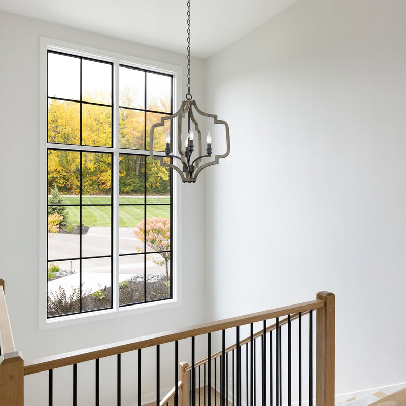 Atwood 23" 4-Light Farmhouse Pendant Light Chandelier