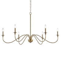 Archer 47" 6-Light Large Modern Chandelier