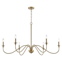 Archer 47" 6-Light Large Modern Chandelier