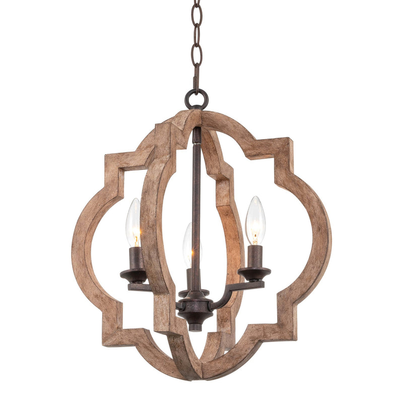 Roman 18" 3-Light Farmhouse Pendant Light