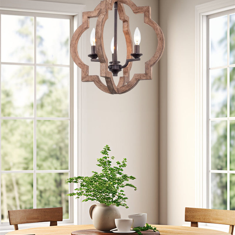 Roman 18" 3-Light Farmhouse Pendant Light