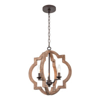 Roman 18" 3-Light Farmhouse Pendant Light