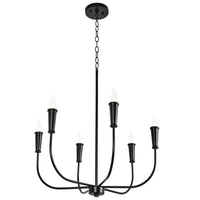 Beaux 26" 6-Light Modern Chandelier