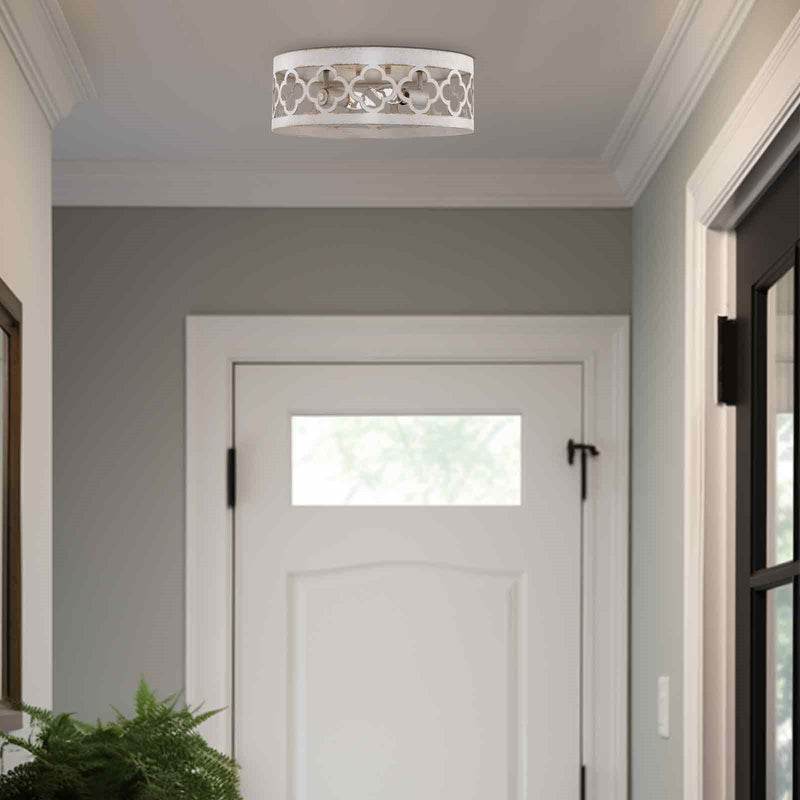 Sutton 13" 2-Light Modern Flush Mount Ceiling Light