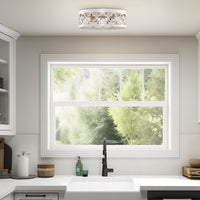 Sutton 13" 2-Light Modern Flush Mount Ceiling Light