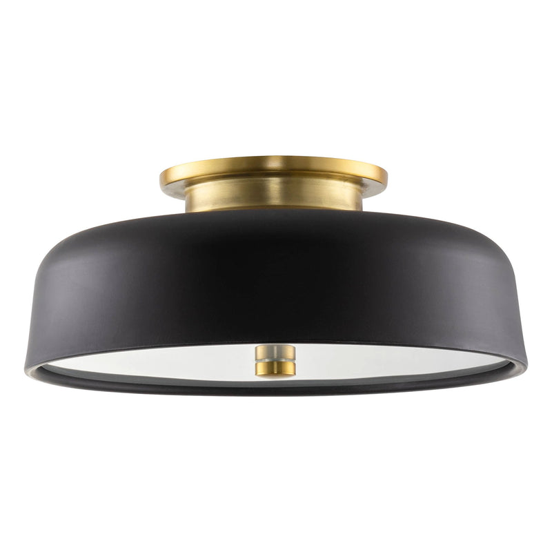 Gianna 12" 2-Light Modern Semi Flush Mount Ceiling Light