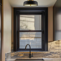 Gianna 12" 2-Light Modern Semi Flush Mount Ceiling Light