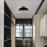 Gianna 12" 2-Light Modern Semi Flush Mount Ceiling Light