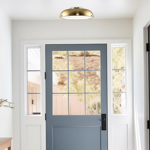 Alston 14" 3-Light Modern Semi Flush Mount Close to Ceiling Light