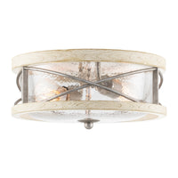Blaylock 13" 2-Light Modern Farmhouse Flush Mount Ceiling Light