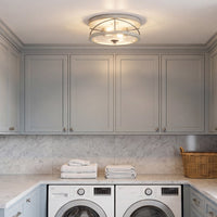 Blaylock 13" 2-Light Modern Farmhouse Flush Mount Ceiling Light