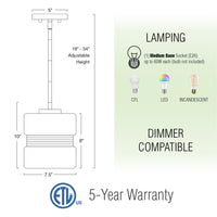 Sage 10" Modern Pendant Light