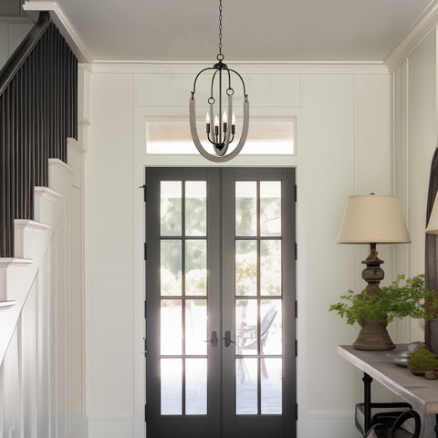 Daphne 28" 4-Light Farmhouse Pendant Light
