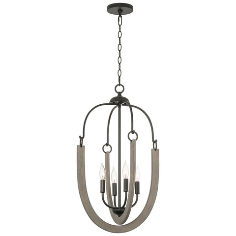 Daphne 28" 4-Light Farmhouse Pendant Light