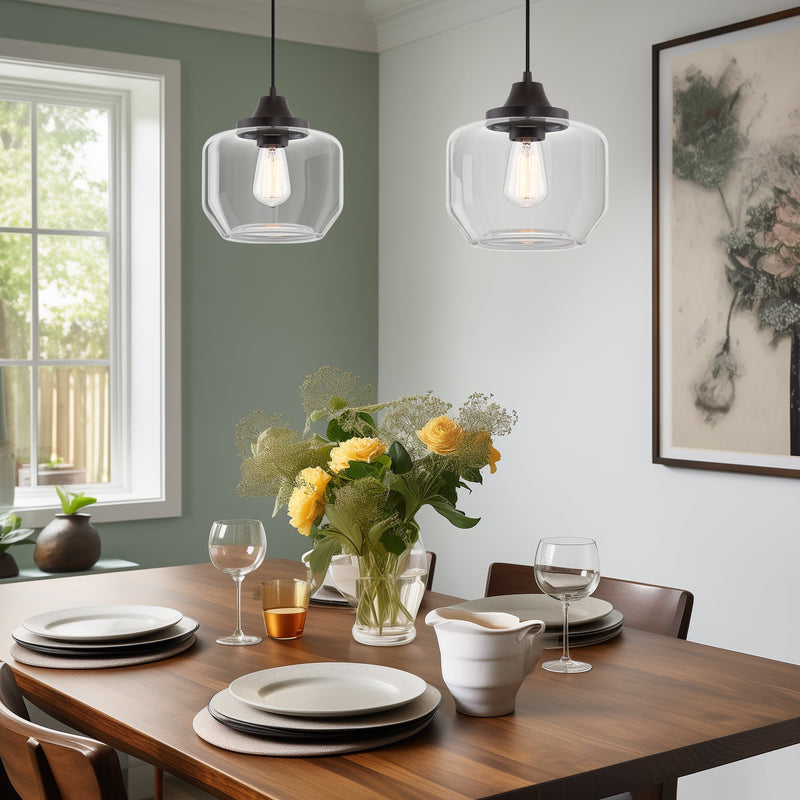 Maia 10" Modern Farmhouse Pendant Light