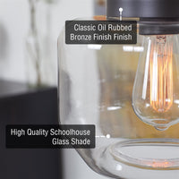 Maia 10" Modern Farmhouse Pendant Light