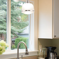 Alina 12" White Pendant Light