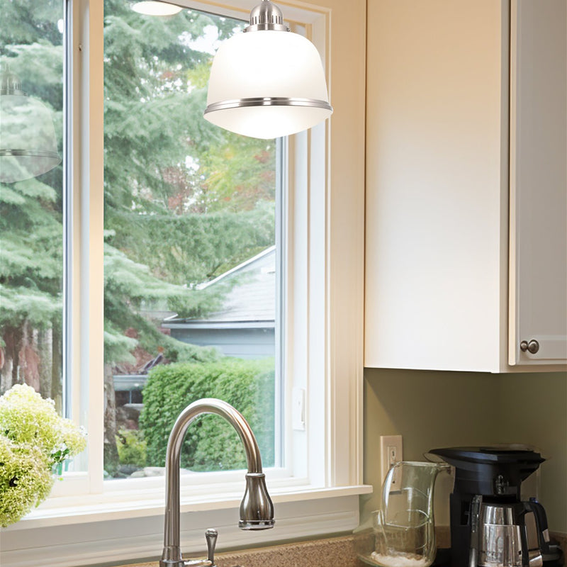 Alina 12" White Pendant Light