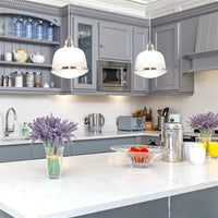 Alina 12" White Pendant Light