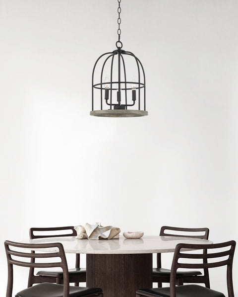 Enslow 17" 3-Light Farmhouse Pendant Light