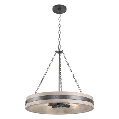 Montrose 22" 4-Light Farmhouse Pendant Light