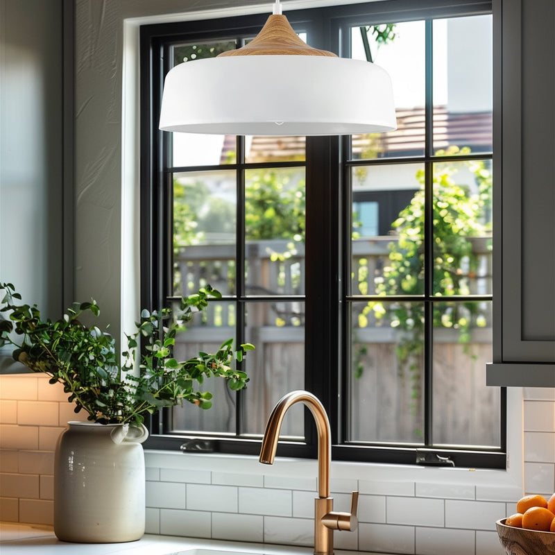 Riley 16" Retro Modern Pendant Light