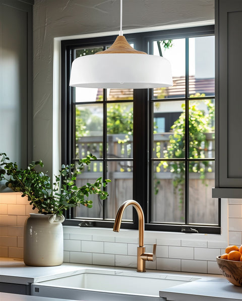Riley 16" Retro Modern Pendant Light