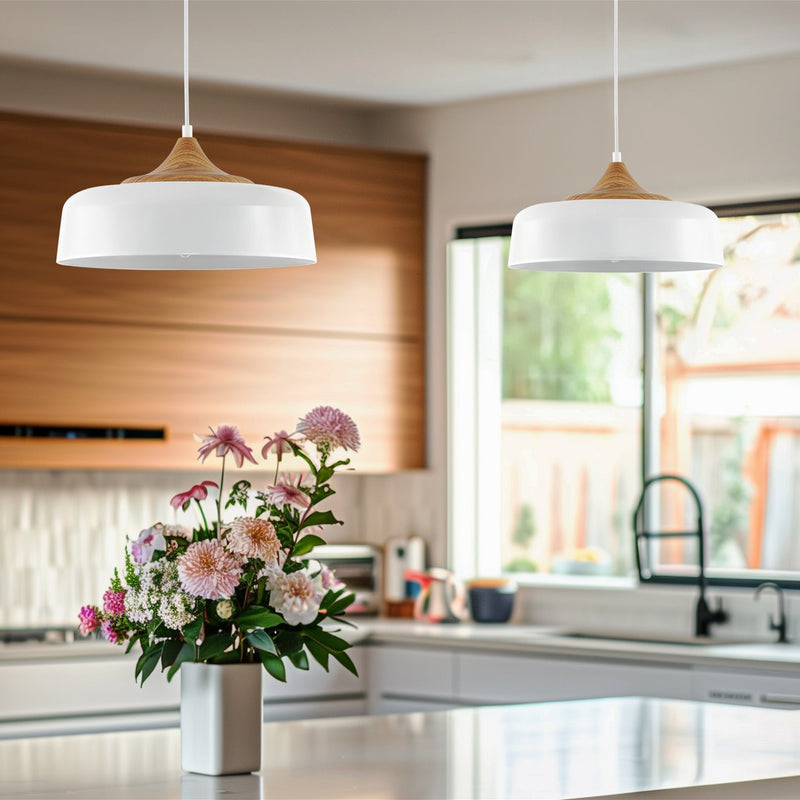 Riley 16" Retro Modern Pendant Light